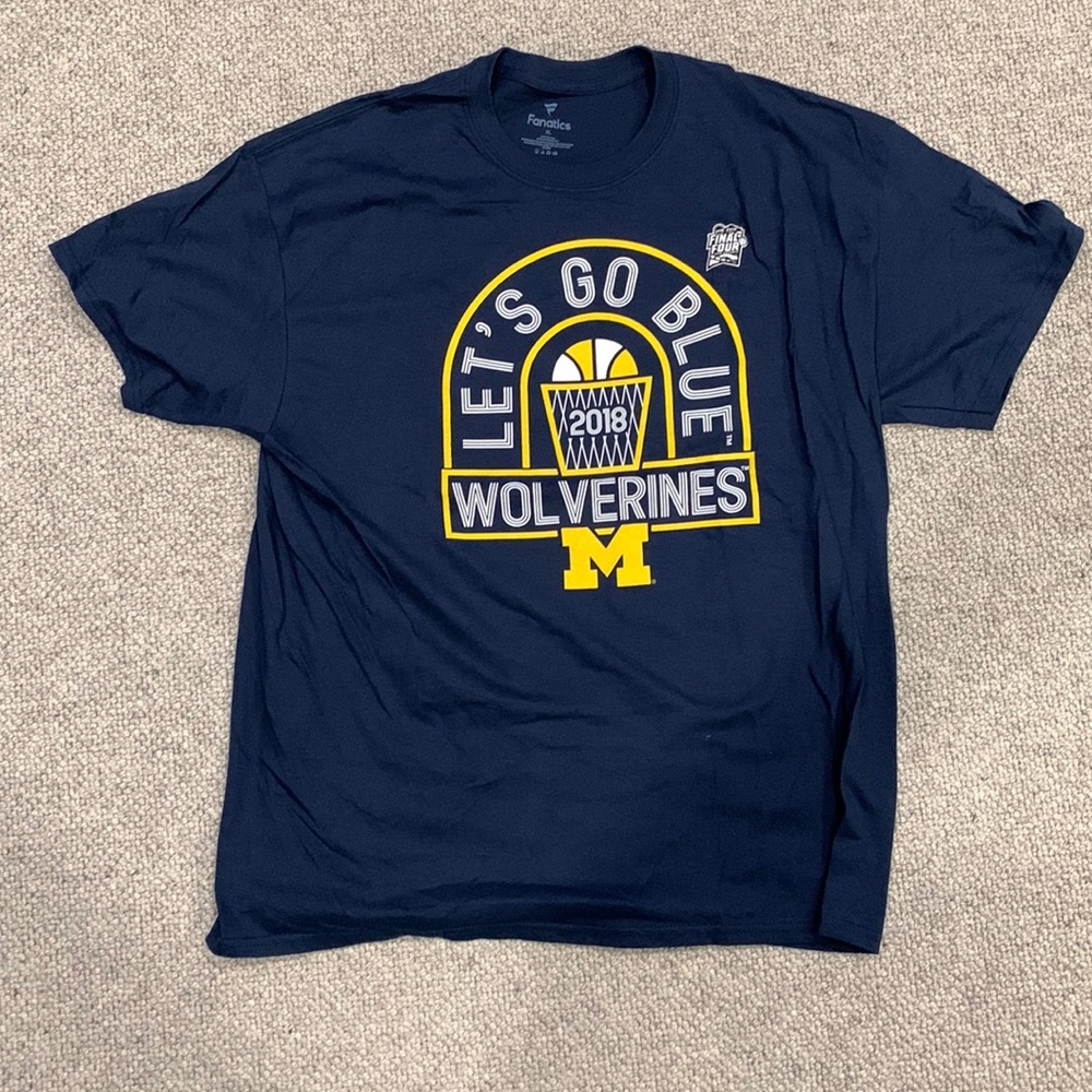 Michigan Basketball Final Four T-shirt NWT